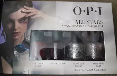 All Stars By OPI Mini Nail Lacquers Polish Set Pk-4 • $9.90