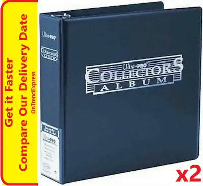 2 X Ultra Pro BLUE Collector Album 3 Ring Binder FOLDER Pokemon MTG AFL Yugioh • $58.90