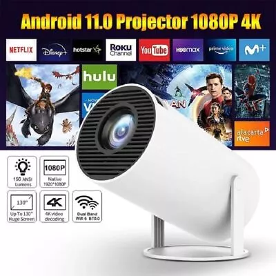 Proyector Para Moviles Celular Android Y Ios Iphone WiFi Bluetooth Portatil Mini • $97.99