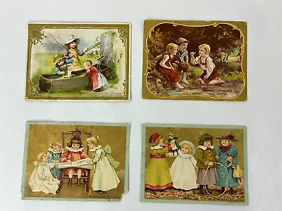 Lot Of 4 McLAUGHLINS XXXX COFFEE Victorian Trade Cards 1890s Children Babies • $22.88