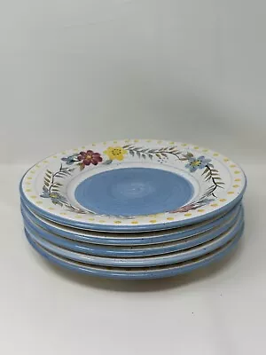 HD Designs Flora Country Farm Salad/Dessert Plates 8 1/4 Inch ~ Set Of 5 • $39.99