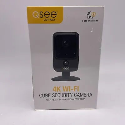 Q-SEE 4K Wi-Fi Cube Security Camera - Heat Sensing Motion Detection Sealed • $39.99