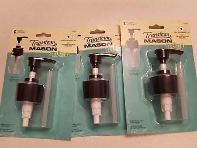 3 Mini Pump Insert Kit Mason Jar 1036305 Loew Cornell Transform - Free Shipping • $12