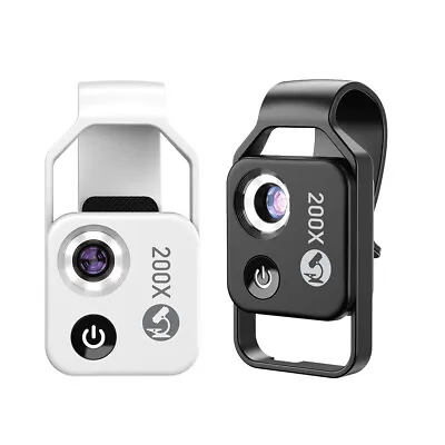 APEXEL 200X With CPL Phone Mini Pocket Microscope With LED Light/Universal Clip • $25.99