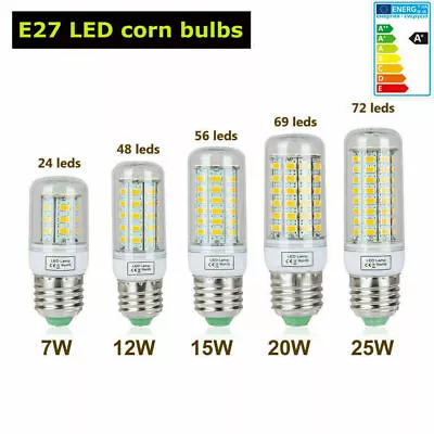 LED Corn Light Bulbs E12 E14 E27 G9 B22 7W - 25W Lamp Cool Warm Neutral White -K • $2.96