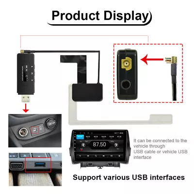 Digital DAB / DAB+ Radio Adapter Box Receiver FM Audio Forwarding DAB Receiver • £22.99