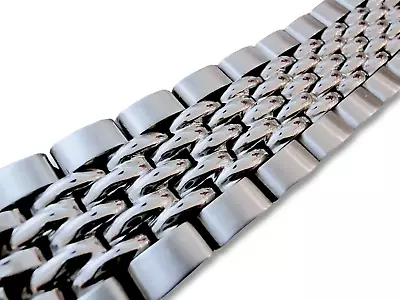 Stainless Steel Beads Of Rice Bracelet Watch Strap Band Replacement 20mm 22mm UK • £29.95