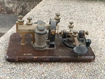 Signal Electric Antique 4 Ohm Telegraph Morse Code Key And Sounder • $165