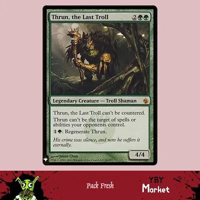 MTG - Thrun The Last Troll - NM/M - Mystery Convention Set - Eng - Mythic Rare • $5.40