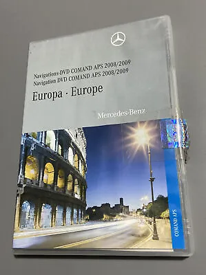 £34.95 • Buy Mercedes Sat Nav Navigation Dvd Comand Aps Europe A B C M R G V Class Clk Clc Gl