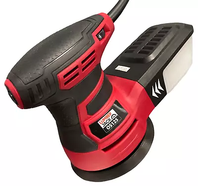 Random Orbital Sander 125mm 350W 240v With Dust Box And Lumberjack Sanding Discs • £34.99