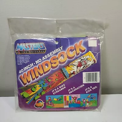 $29.99 • Buy Vintage 1984 Masters Of The Universe Windsock 40” Bike Streamer Kite Tail-READ