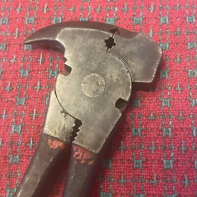 Vintage Barbed Wire Pliers Fence Multi Tool Mansco Germany Nice! • $24.99