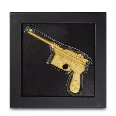 2023 Chad Mauser Gun Shaped Coin Gold Gilded 2 Oz .999 Silver *Only 333 Minted* • $277