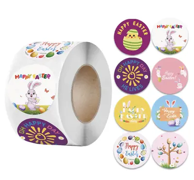 Happy Easter Bunny Egg Rabbit Thank You 2.5cm Labels Stickers Gift Craft Sticker • £1.99