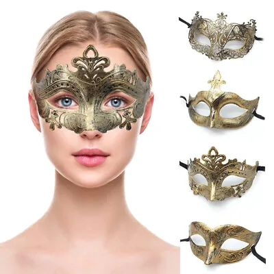 1PC Masquerade Mask Halloween Costume Party Mask Women Men Fancy Dr:da • £3.67