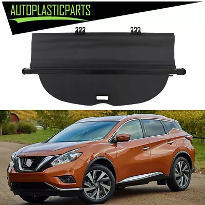 Cargo Cover Black Retractable Cover For 2015-2018 Murano Trunk Shielding Cover • $56.14