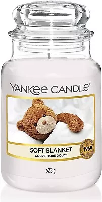 Yankee Candles Fragrance Scented 623g Large Jar Candle SOFT BLANKET • £24.99