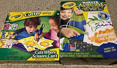 Crayola Marker Airbrush And Crayola Cutter Craft Sets • $30