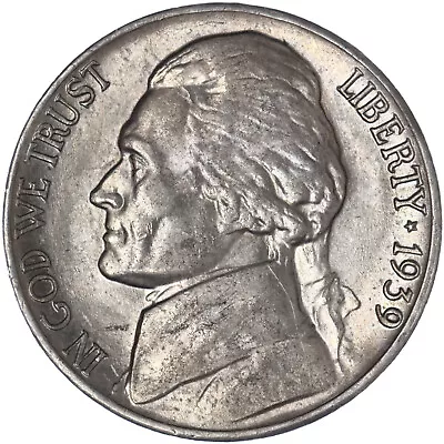 1939 D Jefferson Nickel AU+ Slider SL See Pics T637 • $58.22