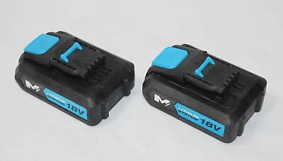 Two Genuine Mac Allister MBAT18-Li 18V 1.5Ah Lithium-Ion Battery For MC18BS-Li • £39.95