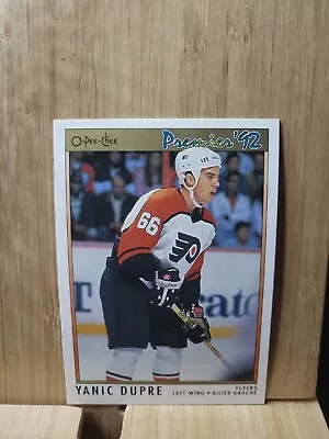 YANIC DUPRE🏆O-PEE-CHEE Premier '92 #16 NHLPA Card🏆 FREE POST • $4