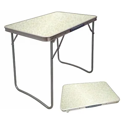 £17.89 • Buy Mdf White Portable Folding Table Indoor Outdoor Dining Camping Picnic Party