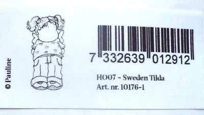 Magnolia Rubber Stamps Sweden Tilda - B4 NEW • $4