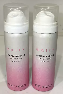 2-Pack - Mally Beauty Effortless Airbrush Perfect Skin Mousse - Medium Light - • $12.75