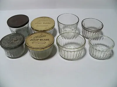 Vtg Jelly Glass Mould Lot Atlas Kerr Ball Some Without Covers Used With Wax • $19.99