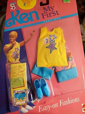 Mattel Ken Doll My First Fashions Easy-On Fashions Beach Tank & Shorts 9334  • $12.50