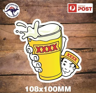 Xxxx Man Beer Sticker Decal • $5.99