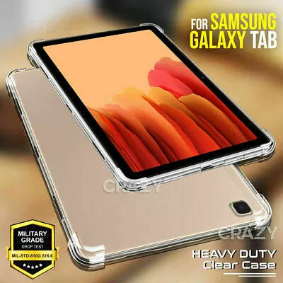 $17.99 • Buy For Samsung Galaxy Tab S6 Lite 10.4  P615 Shockproof Clear Case Heavy Duty Cover