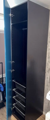 £80 • Buy IKEA Pax Wardrobe, Fardal High Gloss Door 50x60x236  + Accessories Excl. Cond.
