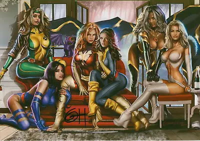 Greg Horn SIGNED X-Men Art Print Rogue Psylocke Phoenix Storm White Queen Kitty • $59.99