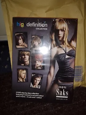 Saks High Definition Collection Hairdressing Tuition 2 DVD BNIP V Rare 2006 OOP • £34.99