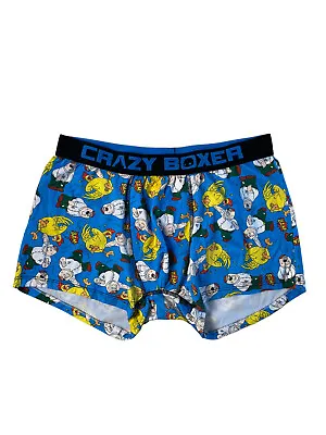 NWT Men's CRAZY BOXER Family Guy Chicken Boxer Briefs Shorts Sz M CBFOX01FGHT • £24.72