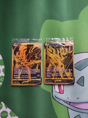 $60 • Buy Pokemon Zacian V SWSH076 And Zamazenta V SWSH077 Ultra Premium Collection Promos