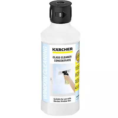 KARCHER 500ml Glass Cleaning Concentrate For Window Vac Karcher Cleaner • £9.90