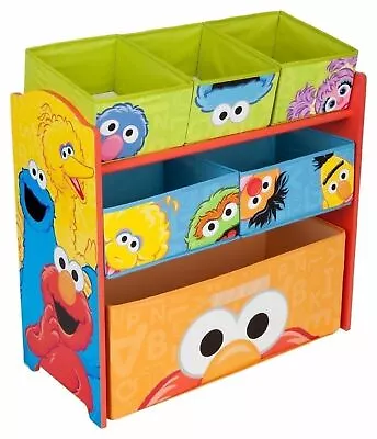 Sesame Street Elmo Toy Organizer Storage Bins Kids Playroom Box Chest Bedroom • $62.90