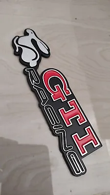 Brushed Aluminum Rabbit GTI Racing Car Badge Metal Rear Emblem For VW • $50