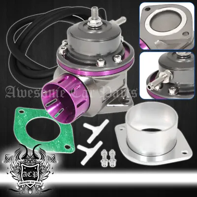 For Mini 40mm Turbo Engine Motor Billet Blow Off Valve Bov + Flange Adapter Pur • $25.99