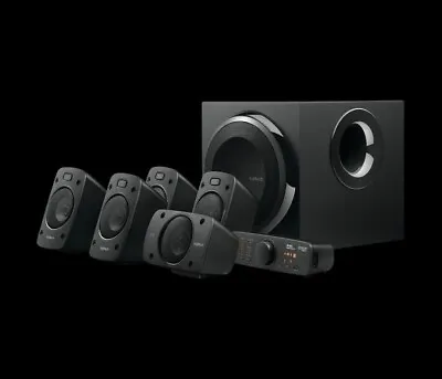 Logitech Z906 5.1 Surround Sound Speaker System Black 5x Multimedia Input Types • £299.99