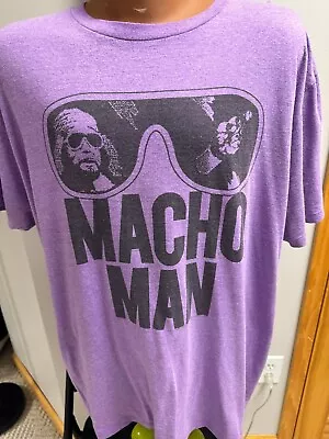 Macho Man Randy Savage T-shirt Xxl Wwf Wwe Wcw Nwo Randy Poffo • $6.99