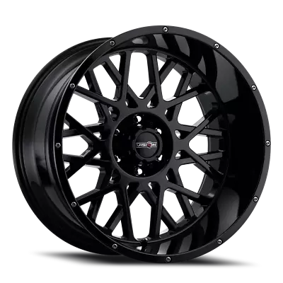 1 New  Gloss Black Vision  Rocker 18x9 5-127  (108121) • $163