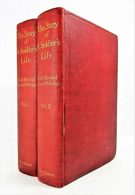 2nd ED  The Story Of A Soldier's Life  Viscount Wolseley 1904 HC 2-Volume Set • $85