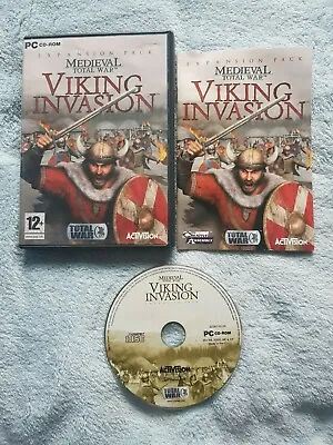 Medieval Total War Viking Invasion Expansion Pack PC CD-ROM Game Complete • £2.95