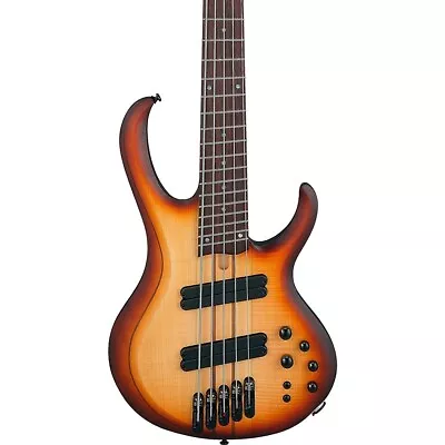 Ibanez BTB705LM 5-String Multi-Scale Bass Guitar Natural Browned Burst Flat • $1199.99