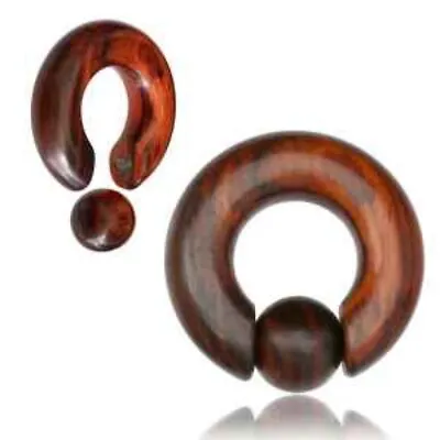 Pair Sono Wood Cbr Ear Weights Carving Spirals Gauges Hoops Plugs Tunnels  • $26.39