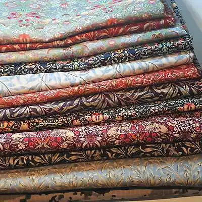 William Morris Cotton Fabric Classic Victorian Prints Crafty Dressmaking 58  • £11.99